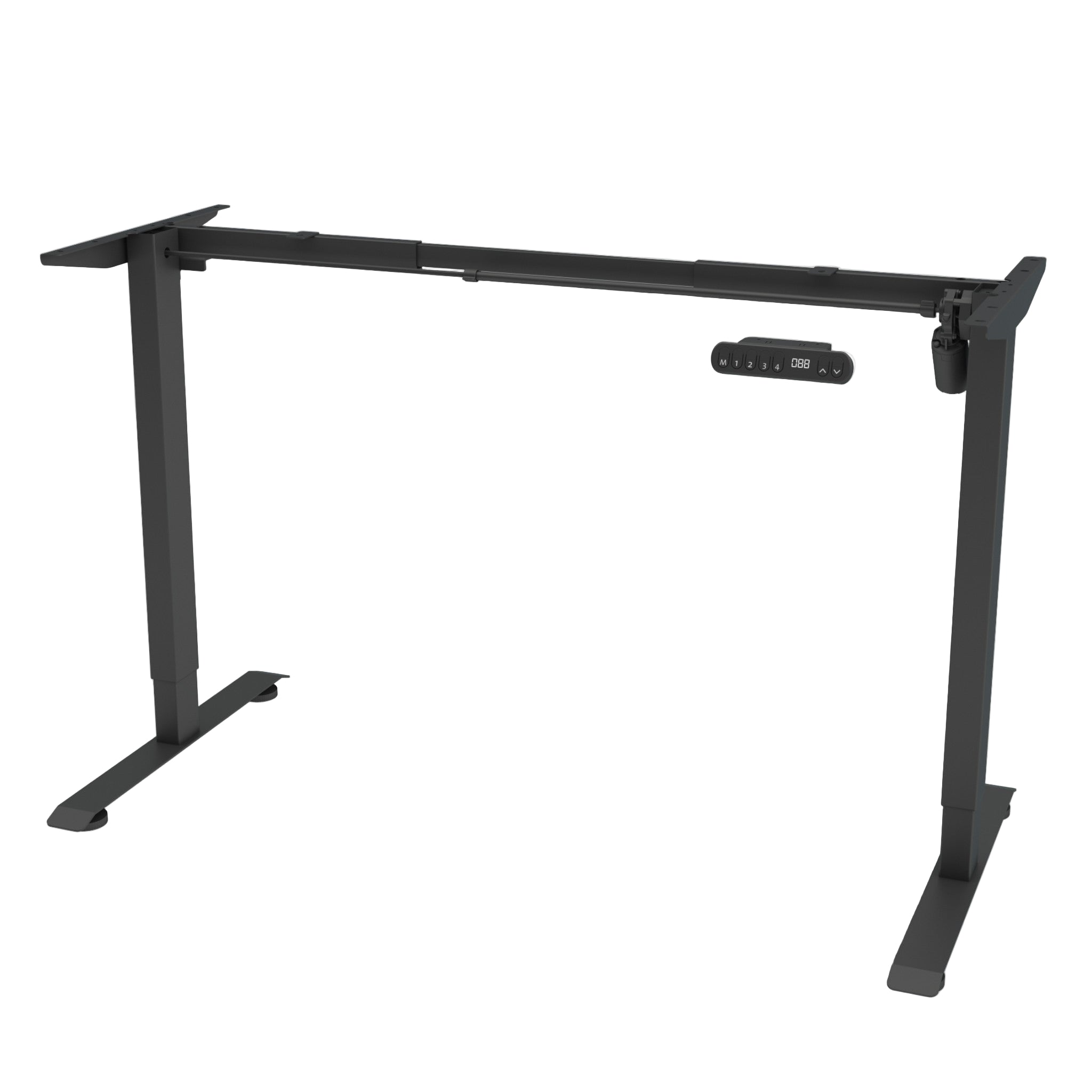 Reguleeritavad lauajalad ühe mootoriga BUDGET must