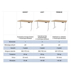 Reguleeritav laud tamm LIGHT (2 mootorit)