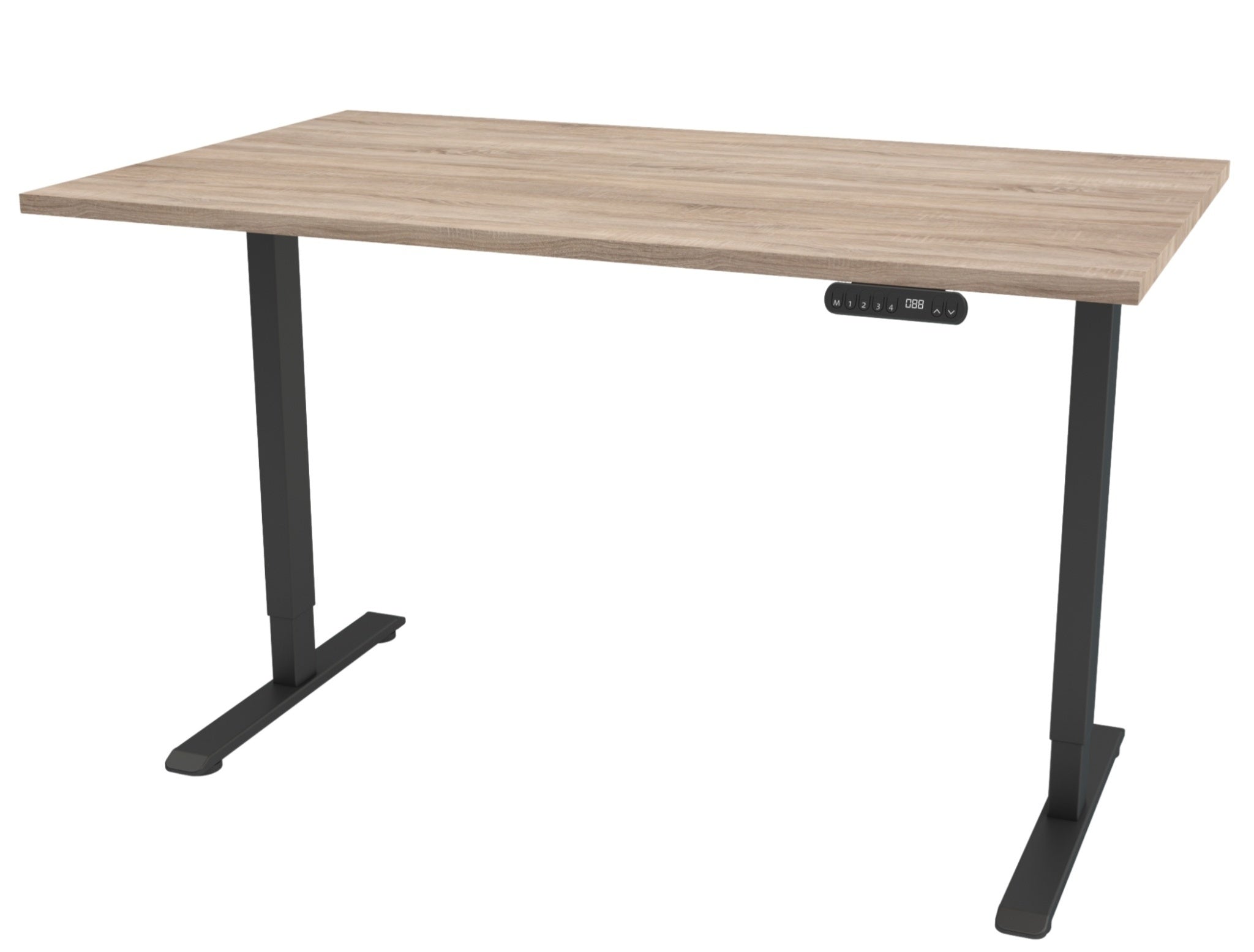 Reguleeritava kõrgusega laud Light mustad jalad