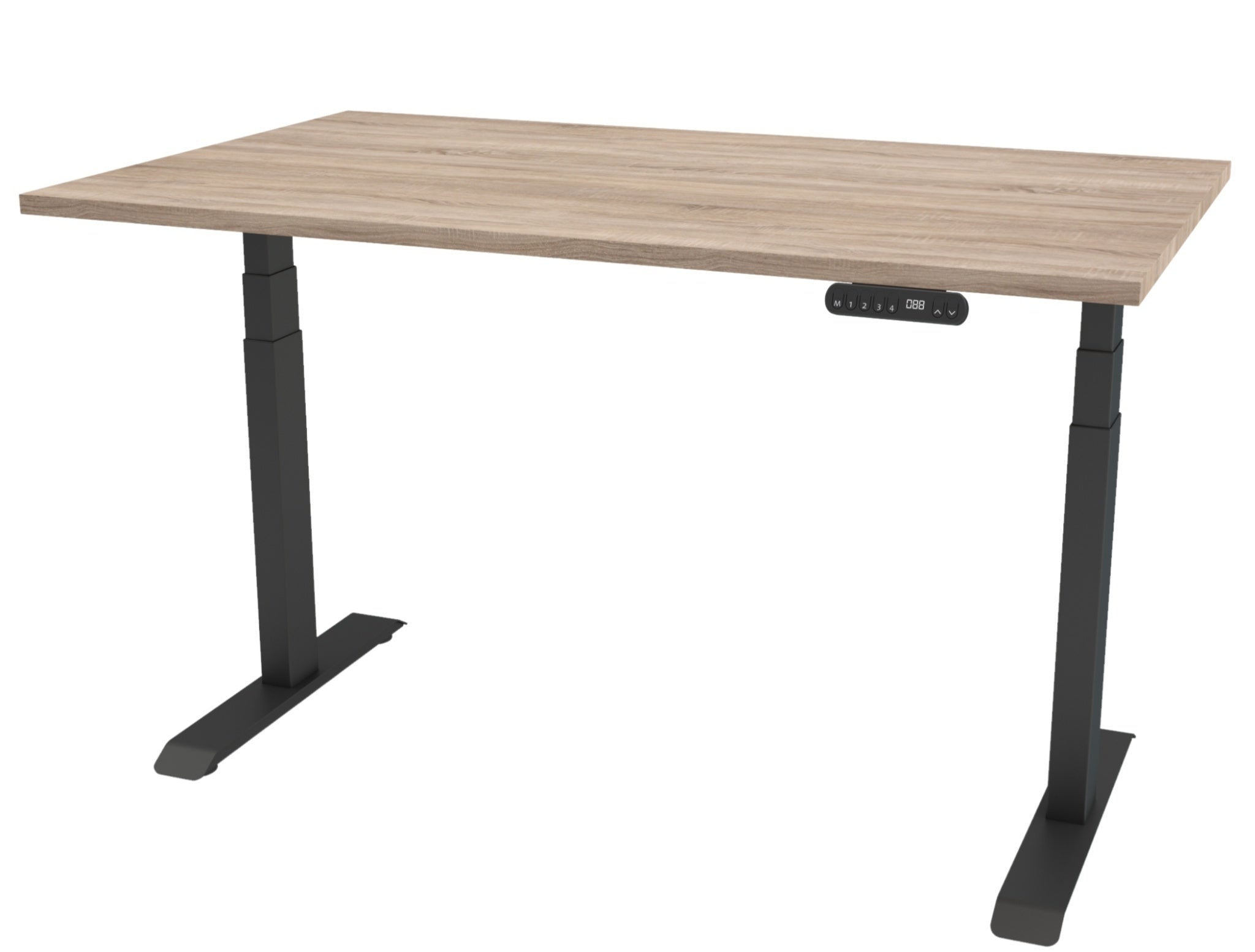 Reguleeritava kõrgusega laud Premium mustad jalad 