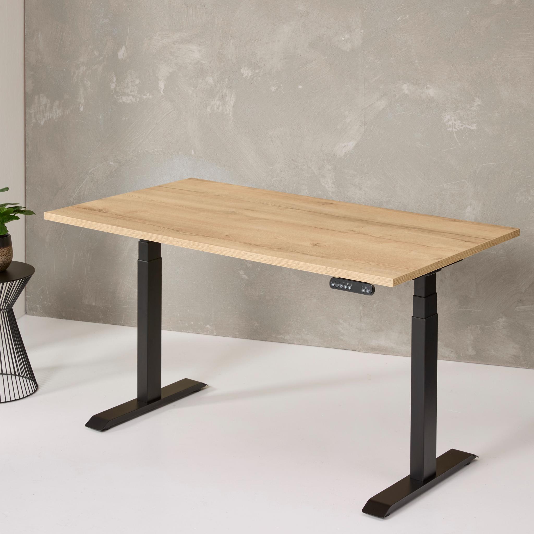 Reguleeritav laud tamm PREMIUM must alumine asend