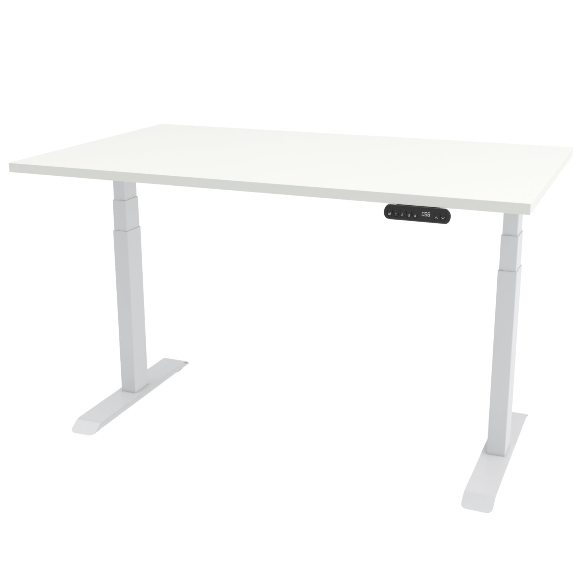 Reguleeritav kirjutuslaud valge PREMIUM valge