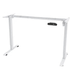Reguleeritavad lauajalad ühe mootoriga BUDGET valge