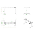 Reguleeritavad lauajalad PREMIUM joonis